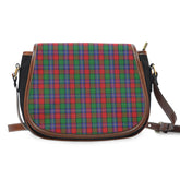Kilgour Asymmetrical Tartan Saddle Handbags