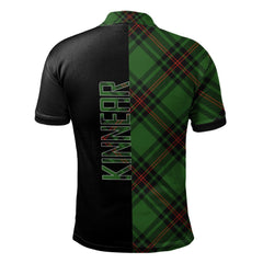 Kinnear Tartan Polo Shirt Half of Me - Cross Style