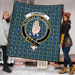 Lamont Ancient Tartan Crest Quilt