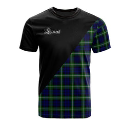Lamont Modern Tartan - Military T-Shirt