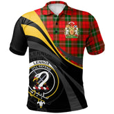 Lennox Modern Tartan Polo Shirt - Royal Coat Of Arms Style