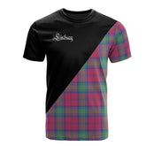 Lindsay Ancient Tartan - Military T-Shirt