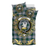 Lindsay Dress Tartan Crest Bedding Set - Golden Thistle Style