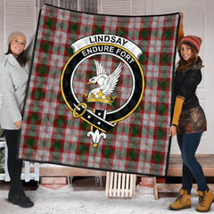 Lindsay Dress Red Tartan Crest Quilt