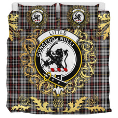 Little Arisaid Tartan Crest Bedding Set - Golden Thistle Style