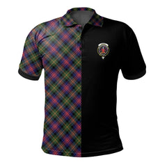 Logan Modern Tartan Polo Shirt Half of Me - Cross Style