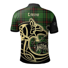 Lundin Tartan Polo Shirt Viking Wolf