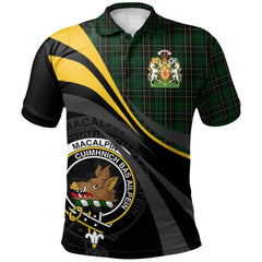 MacAlpin (MacAlpine) 01 Tartan Polo Shirt - Royal Coat Of Arms Style