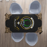 MacArthur (or Arthur) Crest Tablecloth - Black Style