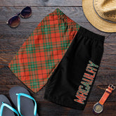 MacAulay Ancient Tartan Crest Men's Short - Cross Style