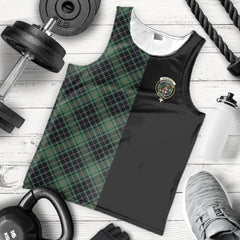 MacAulay Hunting Ancient Tartan Crest Men's Tank Top - Cross Style