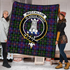 MacCallum of Berwick Tartan Crest Quilt