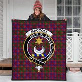 MacColl Hunting Tartan Crest Quilt