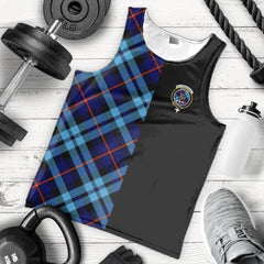 MacCorquodale Tartan Crest Men's Tank Top - Cross Style