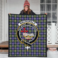 MacDonald Ancient Tartan Crest Quilt