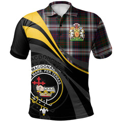 MacDonald Dress Tartan Polo Shirt - Royal Coat Of Arms Style