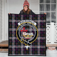 MacDonald Dress Tartan Crest Quilt