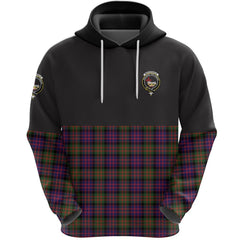 MacDonald Modern Clan Half Of Tartan Hoodie