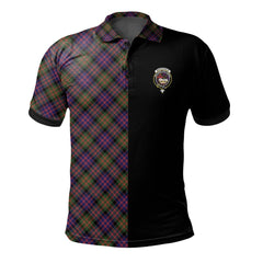 MacDonald Modern Tartan Polo Shirt Half of Me - Cross Style