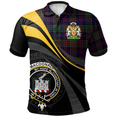 MacDonald of Clanranald 02 Tartan Polo Shirt - Royal Coat Of Arms Style