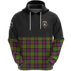 MacDonald of Clanranald Clan Half Of Tartan Hoodie