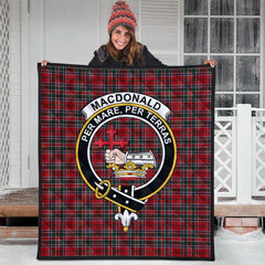 MacDonald of Lochmaddy Tartan Crest Quilt