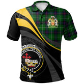 MacDonald of The Isles Tartan Polo Shirt - Royal Coat Of Arms Style