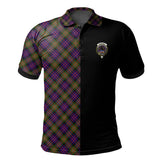 MacDonnell of Glengarry Modern Tartan Polo Shirt Half of Me - Cross Style