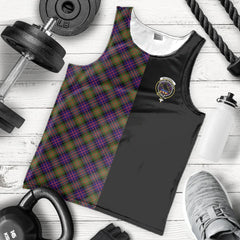 MacDonnell of Glengarry Modern Tartan Crest Men's Tank Top - Cross Style