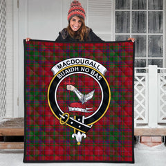 MacDougall Tartan Crest Quilt