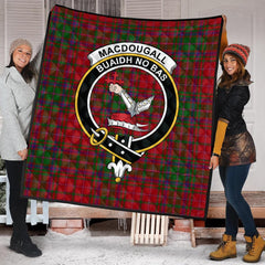 MacDougall Tartan Crest Quilt