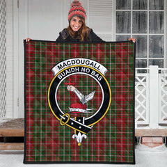 MacDougall Lochcarron Tartan Crest Quilt