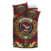 MacDougall Paton Tartan Crest Bedding Set - Golden Thistle Style