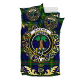 MacEwen - MacEwan 02 Tartan Crest Bedding Set - Golden Thistle Style
