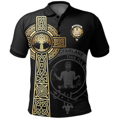 MacFarlane Clan Unisex Polo Shirt - Celtic Tree Of Life