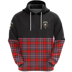 MacFarlane Modern Clan Half Of Tartan Hoodie