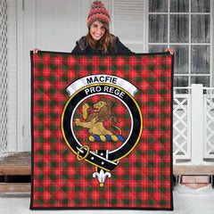 MacFie Tartan Crest Quilt