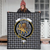 MacFie of Colonsay Dress Tartan Crest Quilt