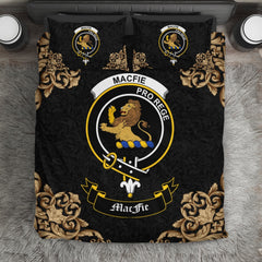 MacFie (of Dreghorn) Crest Black Bedding Set
