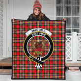 MacGill Modern Tartan Crest Quilt