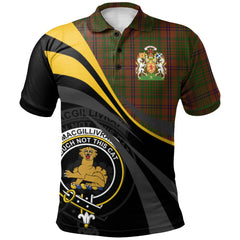 MacGillivray Hunting Tartan Polo Shirt - Royal Coat Of Arms Style
