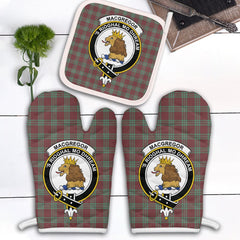 MacGregor Hunting Ancient Tartan Crest Oven Mitt And Pot Holder (2 Oven Mitts + 1 Pot Holder)
