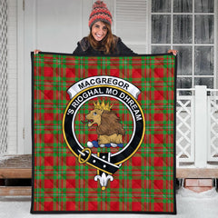 MacGregor Modern Tartan Crest Quilt