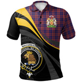 MacGregor of Glengyle Tartan Polo Shirt - Royal Coat Of Arms Style