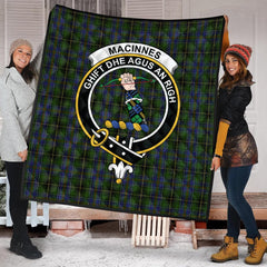 MacInnes Tartan Crest Quilt