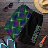MacIntyre Hunting Modern Tartan Crest Men's Short - Cross Style