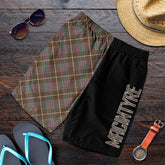 MacIntyre Hunting Weathered Tartan Crest Men's Short - Cross Style