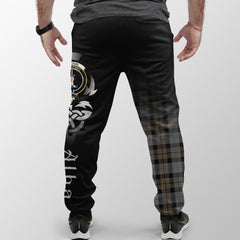 MacKay Weathered Tartan Crest Jogger Sweatpants - Alba Celtic Style
