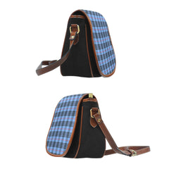 MacKay Blue Tartan Saddle Handbags