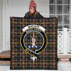 MacKay of Strathnaver Tartan Crest Quilt